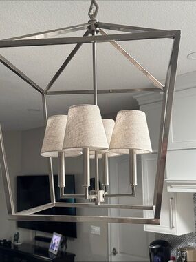 Mini Lamp Shades qty4 - linen like fabric and color